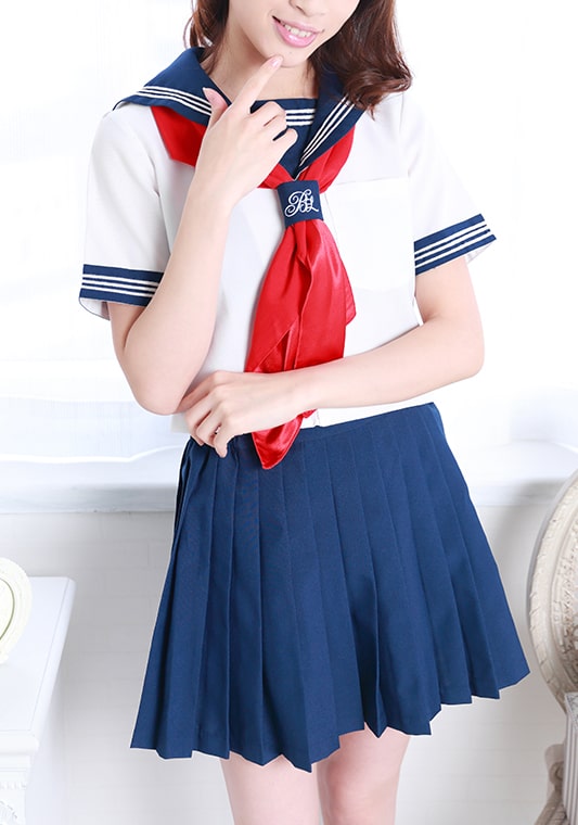 風俗プロフィール撮影用コスチュームレンタル 女子高生（JK）セーラー服